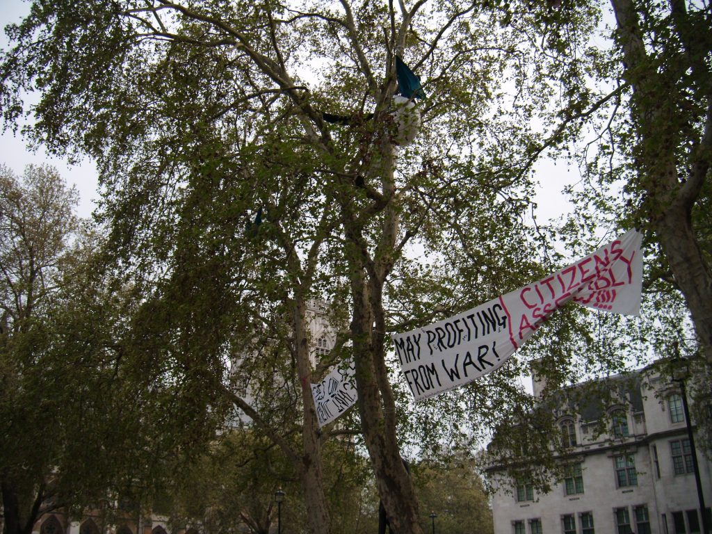 Tree protest outside Parliament XR 22 April 2019